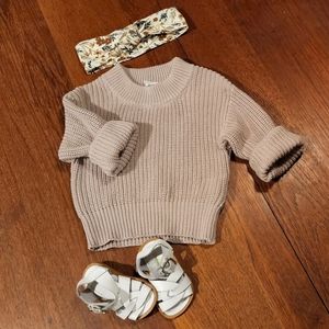 Jamie Kay Boyfriend Sweater 3-6 Mo. Bundle (3 Items)